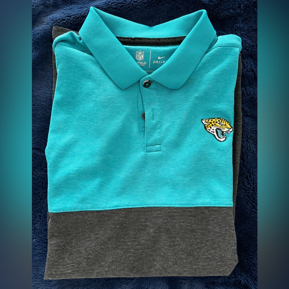 Jacksonville Jaguars Nike Dri Fit golf polo